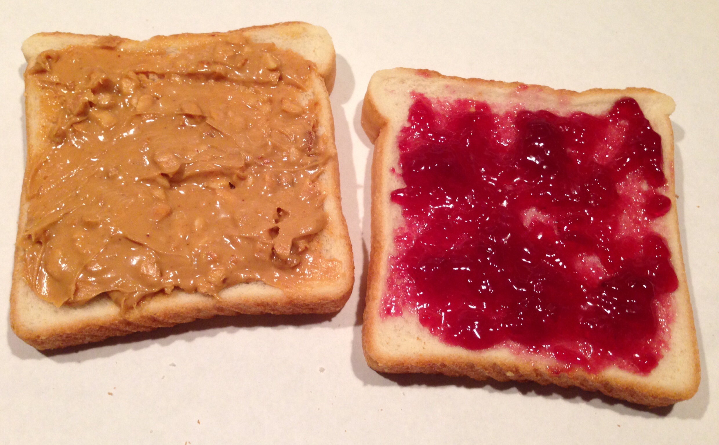 peanut butter and jelly sandwich