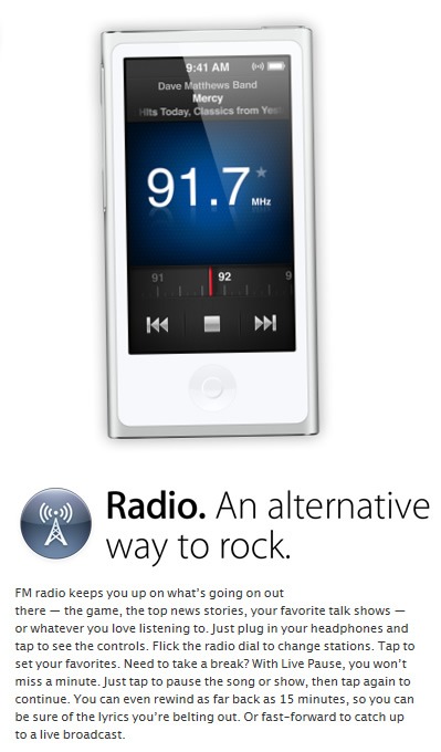 ipod nano radio2