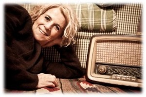 Woman Listening to Radio