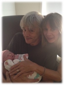 Bob and Lisa Rivers with granddaughter