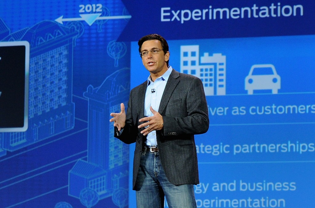 Ford CEO Mark Fields at CES 2015 