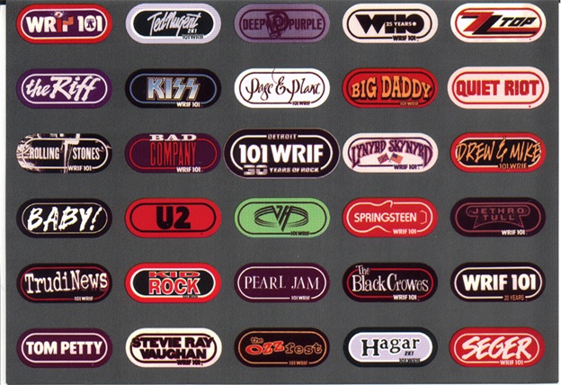 WRIF logos