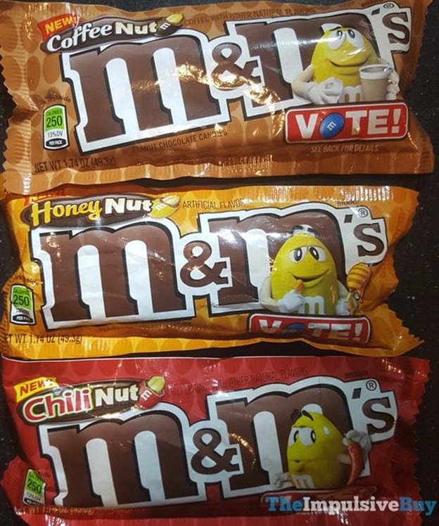 M&M's candy flavors