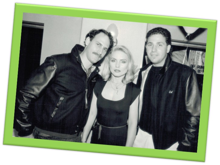 Richard, Blondie's Debbie Harry, & Ed Krampf in the '80s