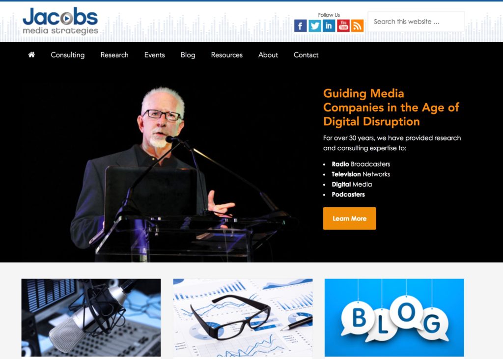 Jacobs Media Homepage