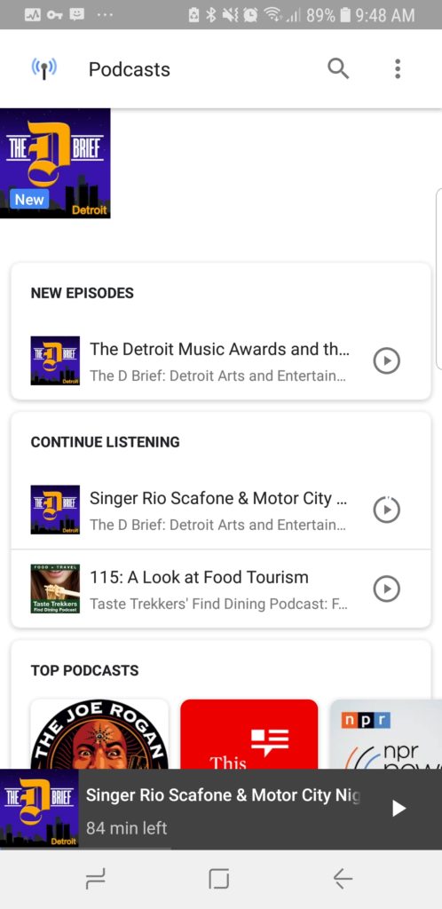 Android - The D Brief Podcast in Podcasts App