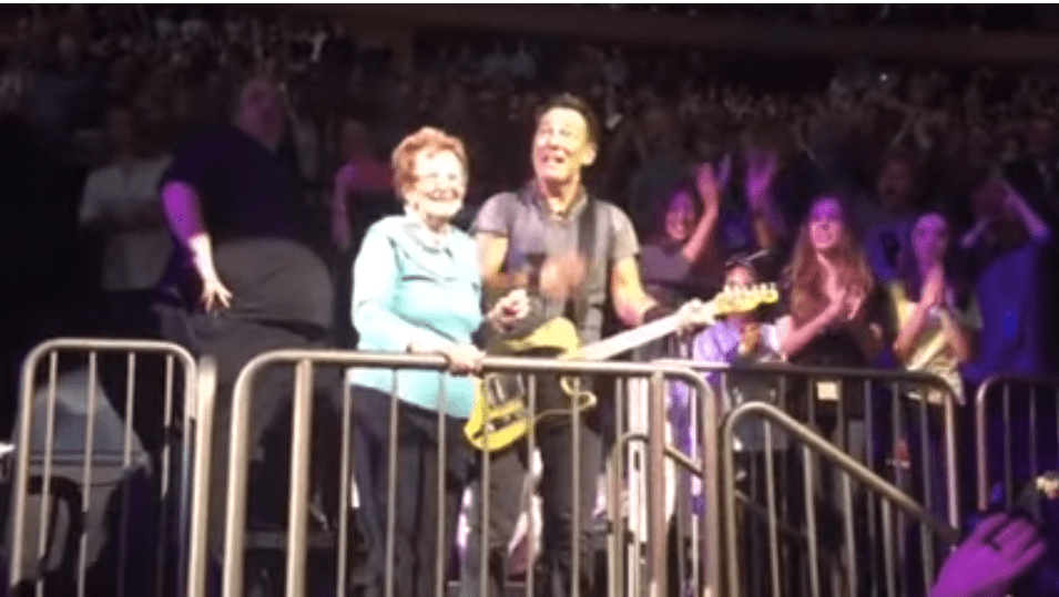 bruce springsteen mom adele msg