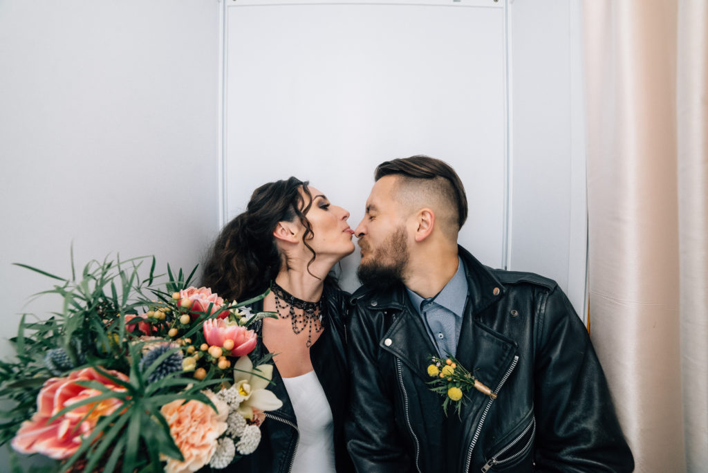 rock n roll wedding istock