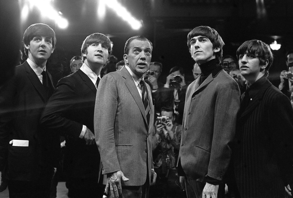 ed sullivan beatles alamy