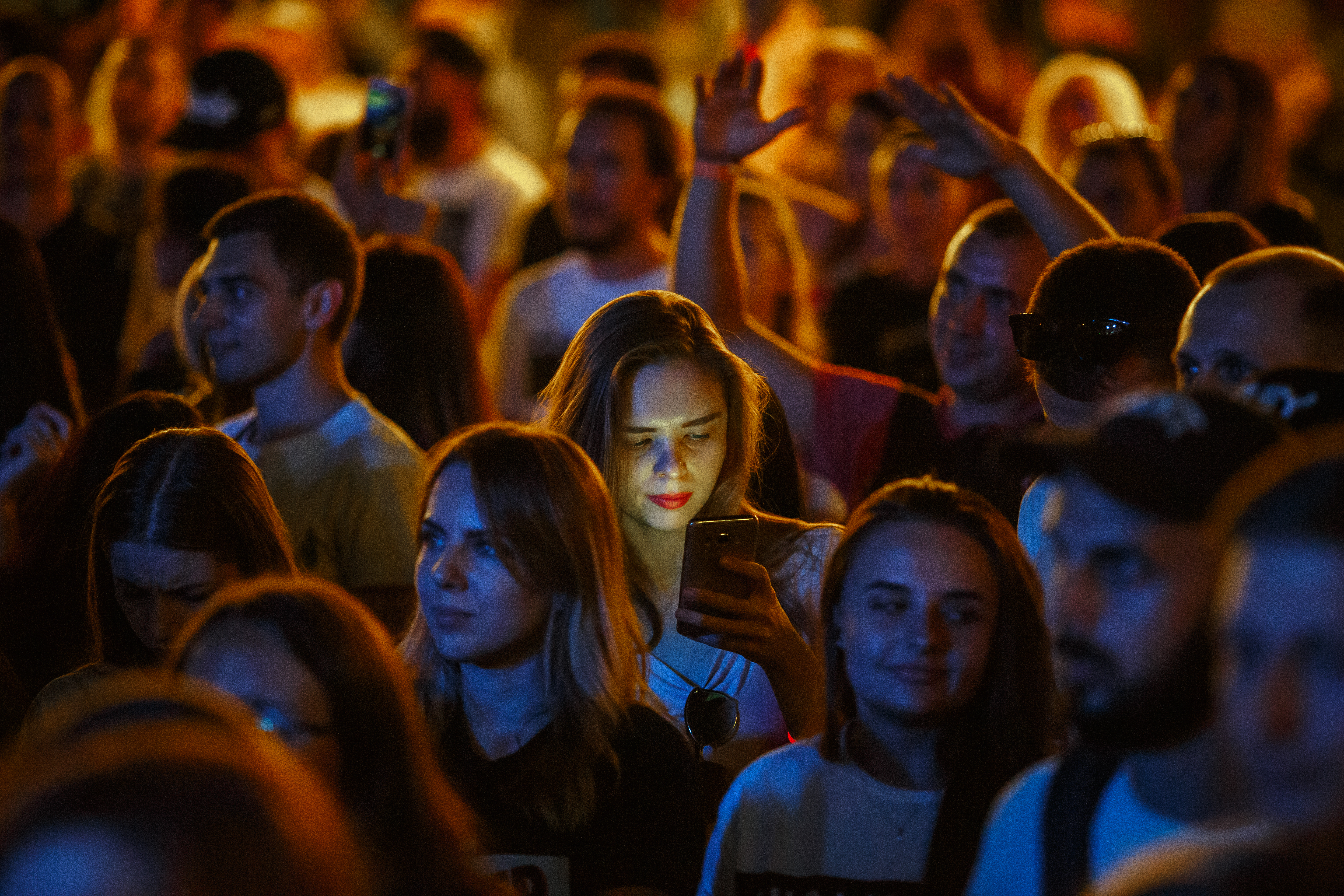 girl at concert shutterstock