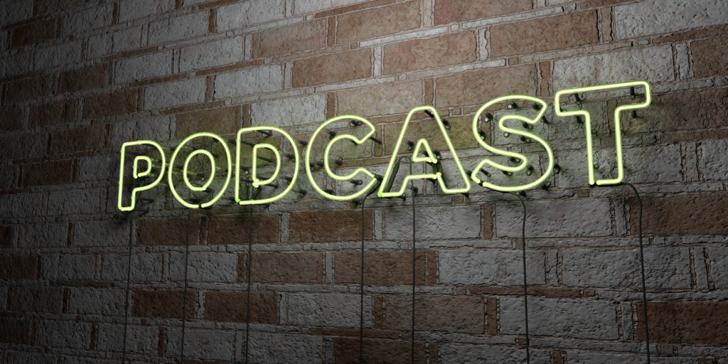 podcast neon shutterstock