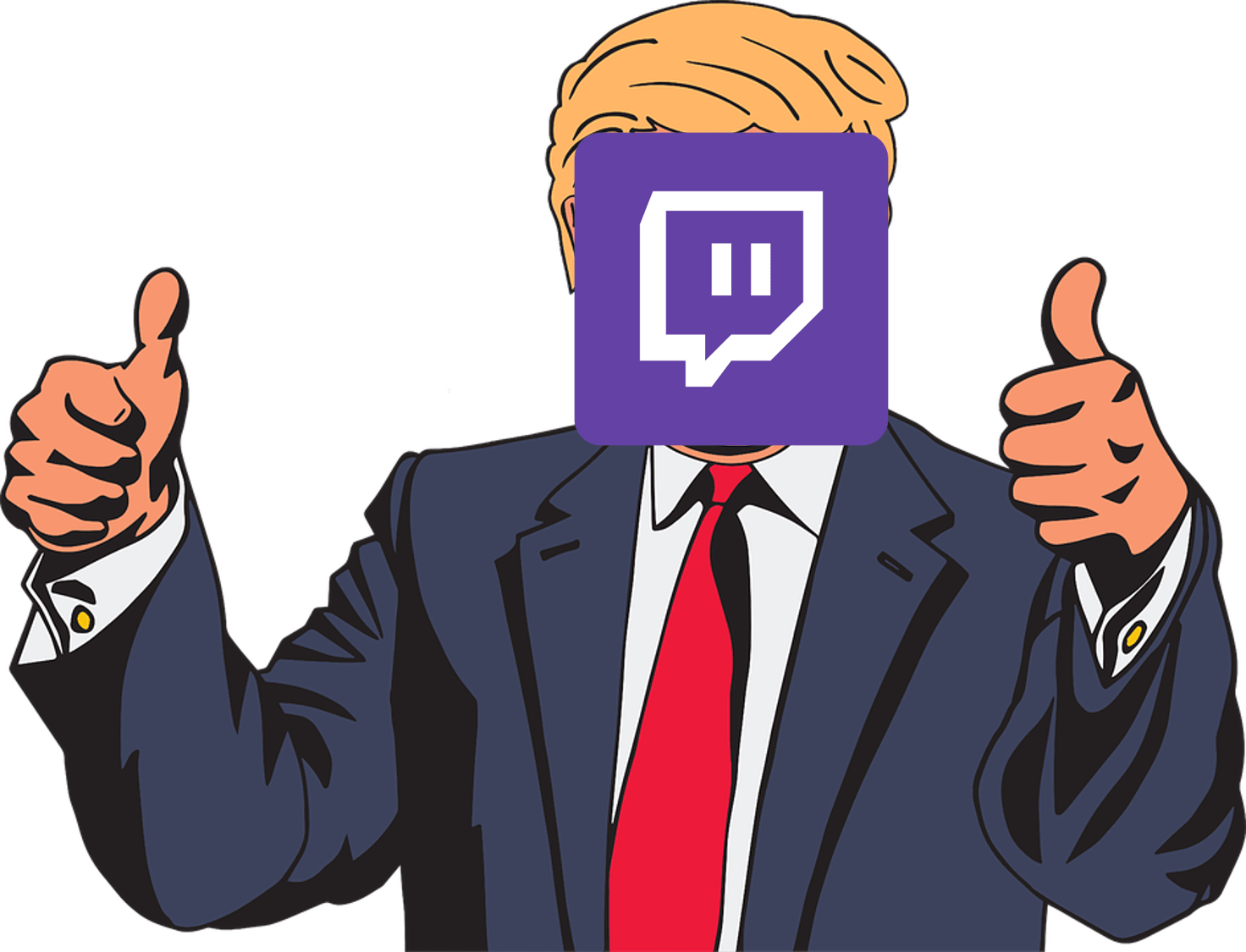 Trump Twitch Thumbs Up - Jacobs Media