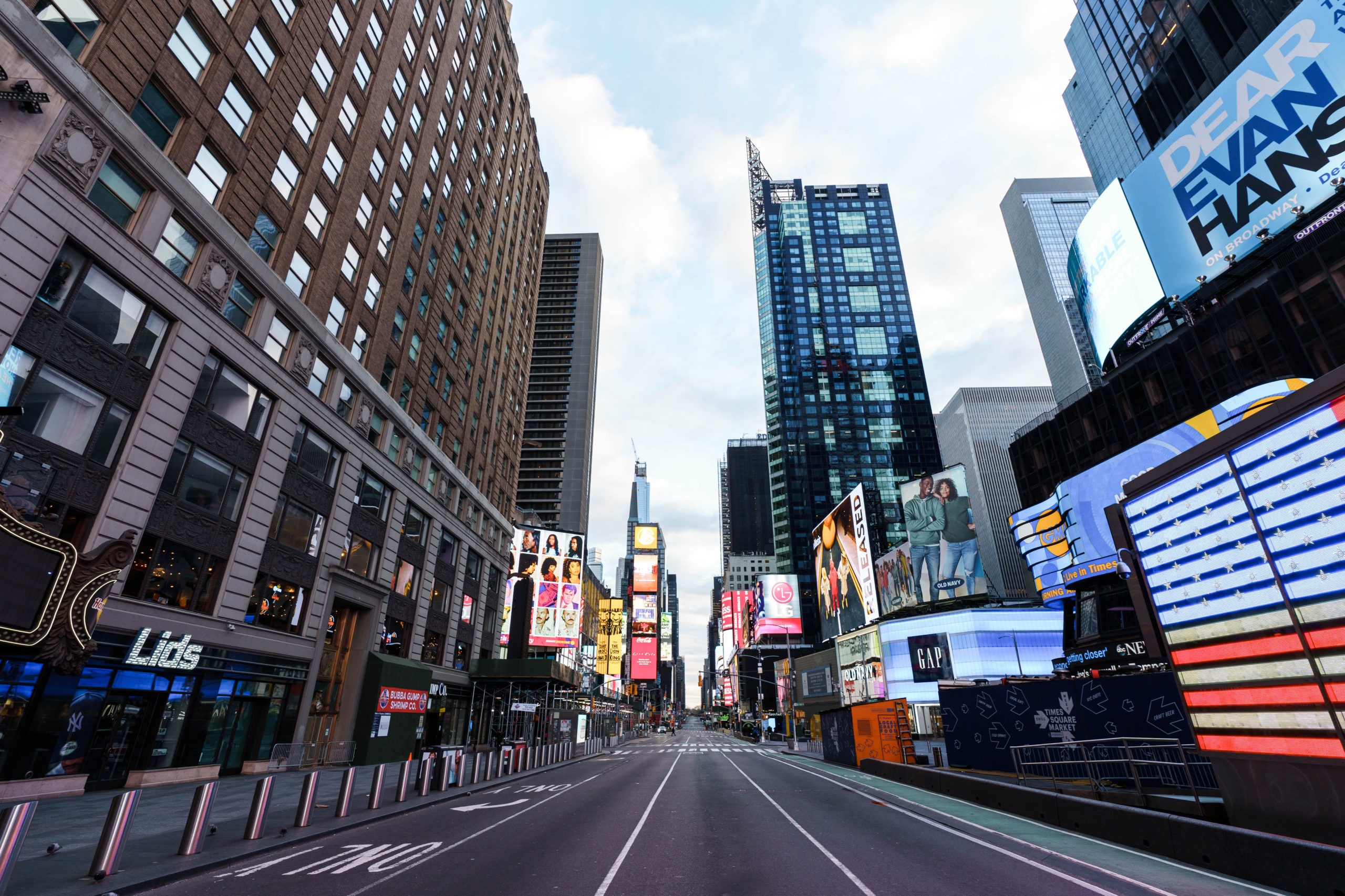 Times Square Empty Covid19 Shutterstock Scaled