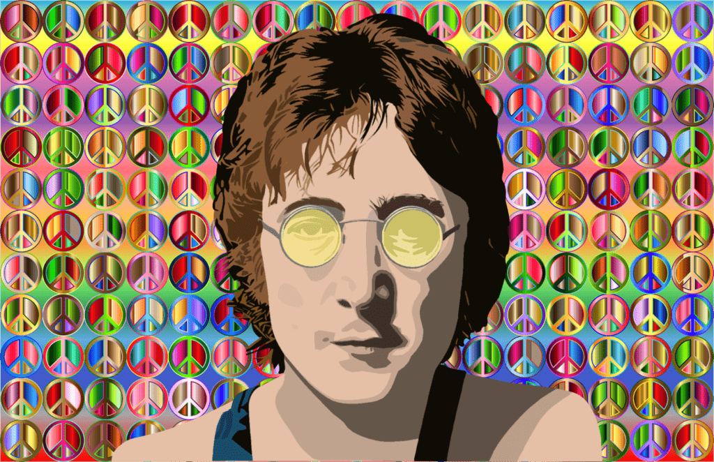 lennon psychedelic pixabay