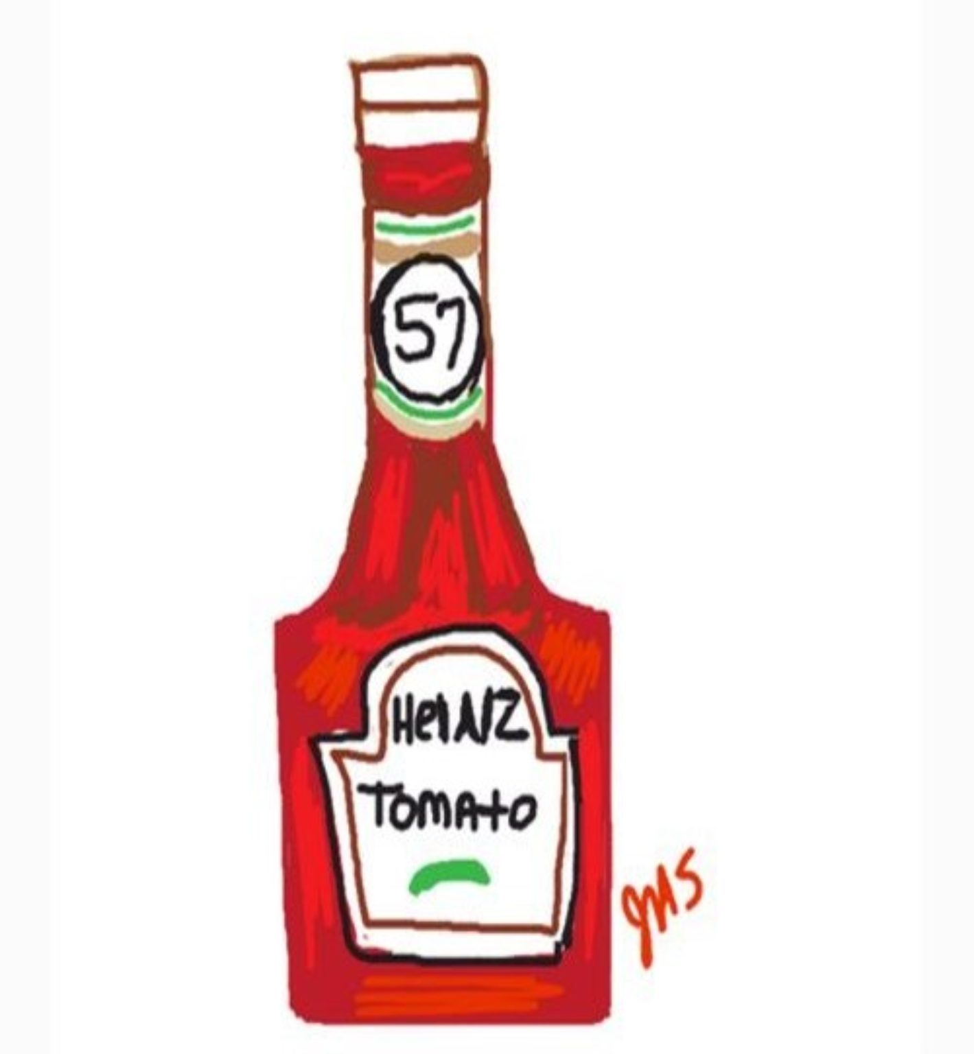 heinz ketchup drawing Jacobs Media