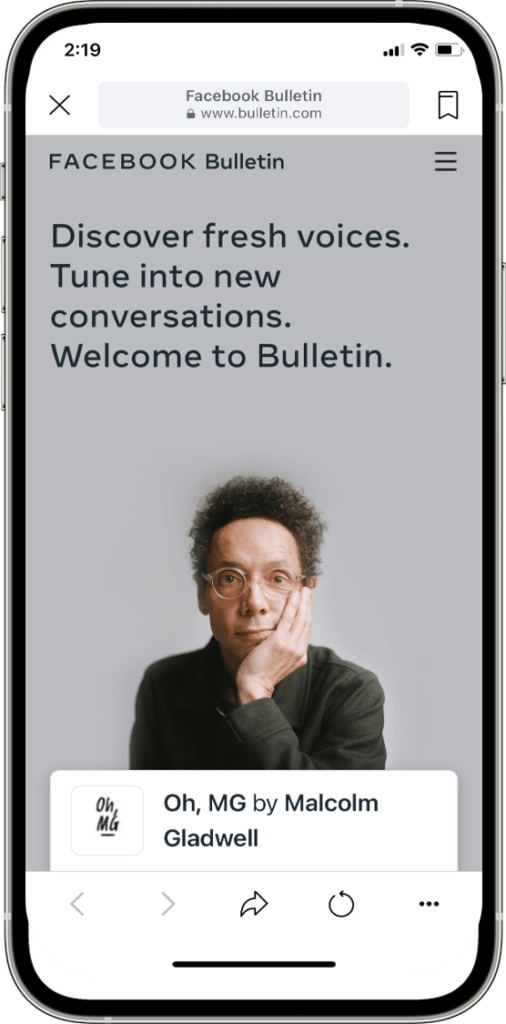 malcolm gladwell oh mg bulletin