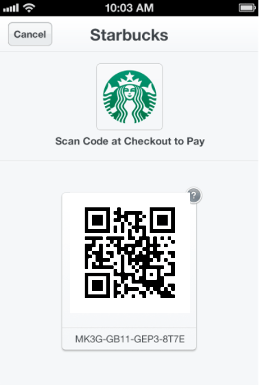 starbucks security code scratched off