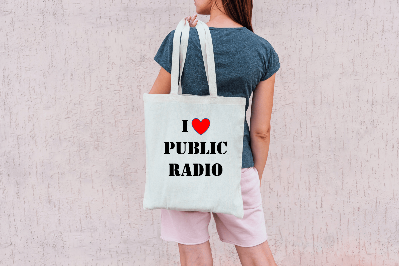 I Love Public Radio Totee Bag