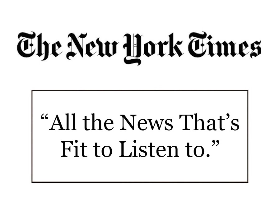 nyt all the news thats fit to listen to