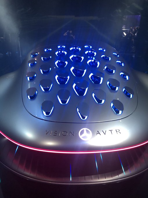 The Mercedes-Benz VISION AVTR at CES