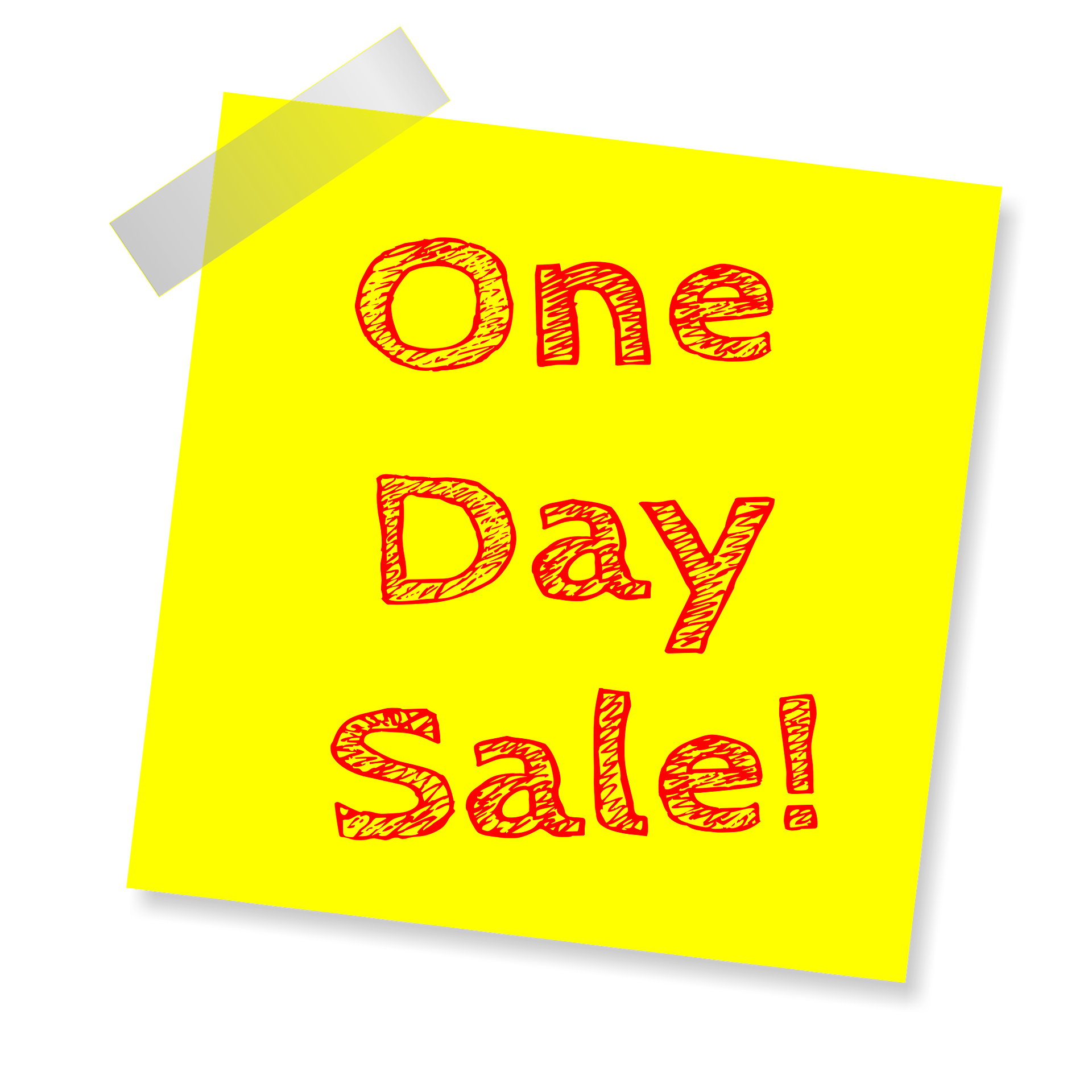 one day sale