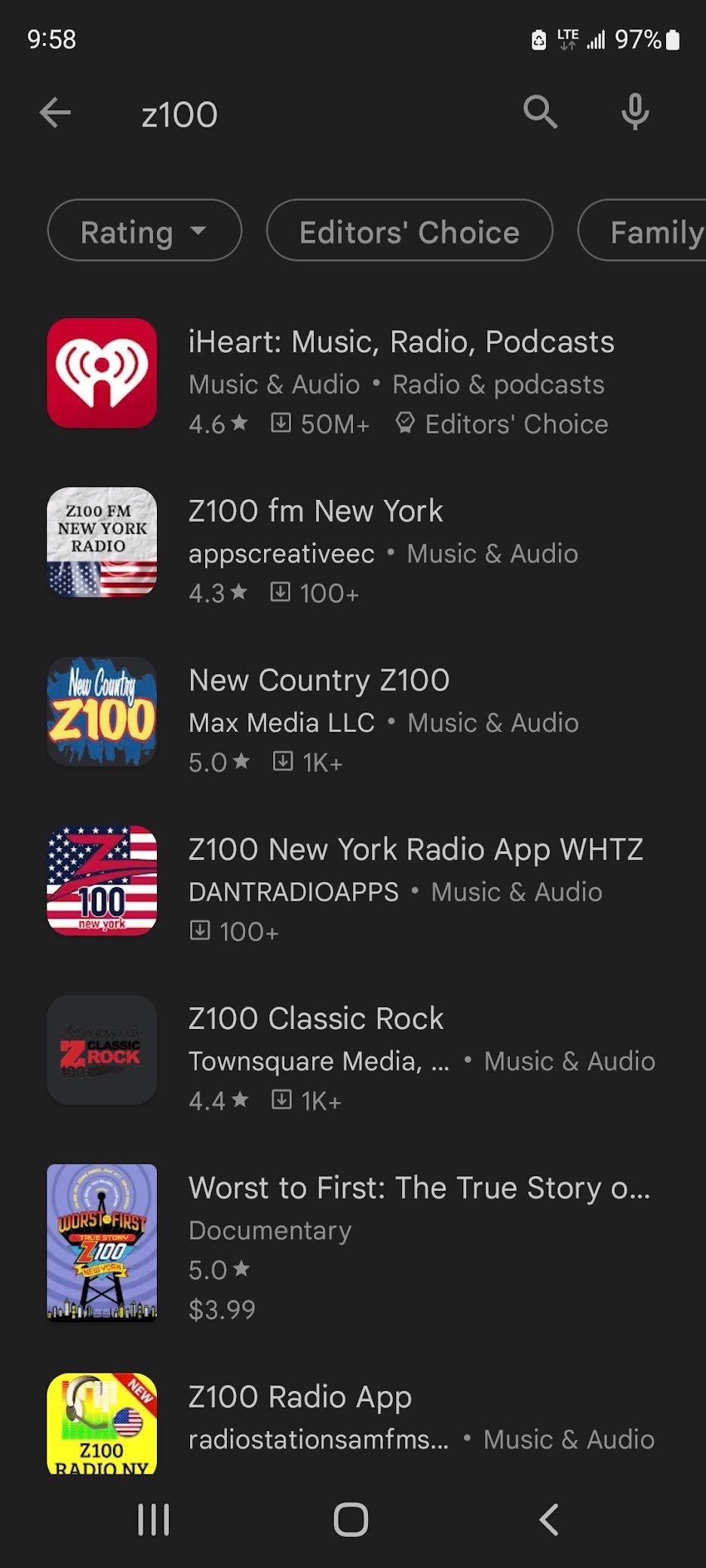 Z100 App 1