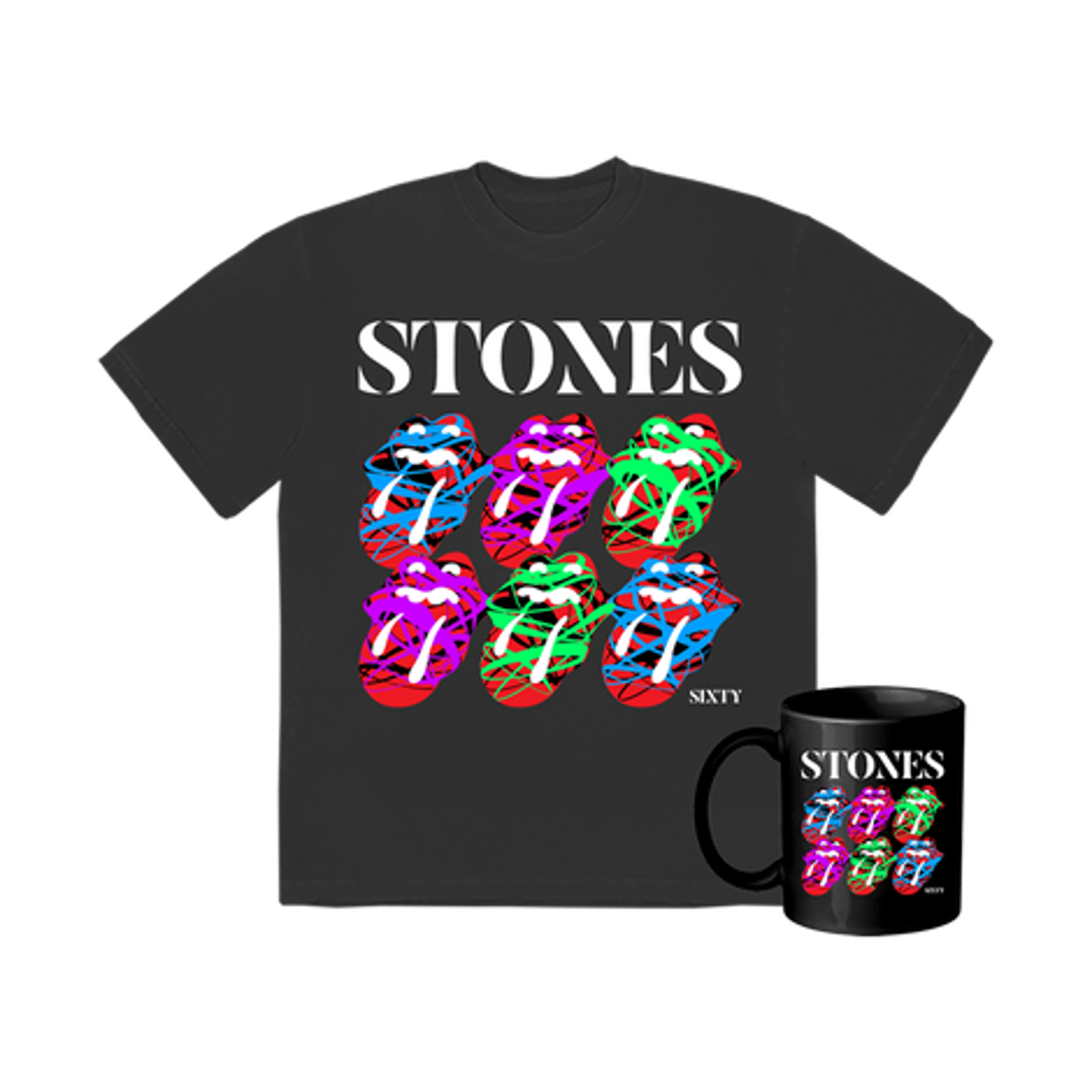 rolling stones sixty shirt mug