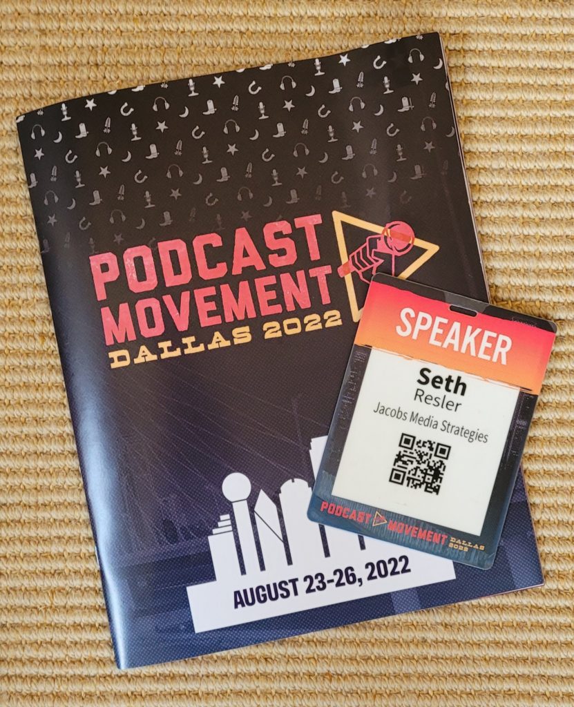 Podcast Movement Badge