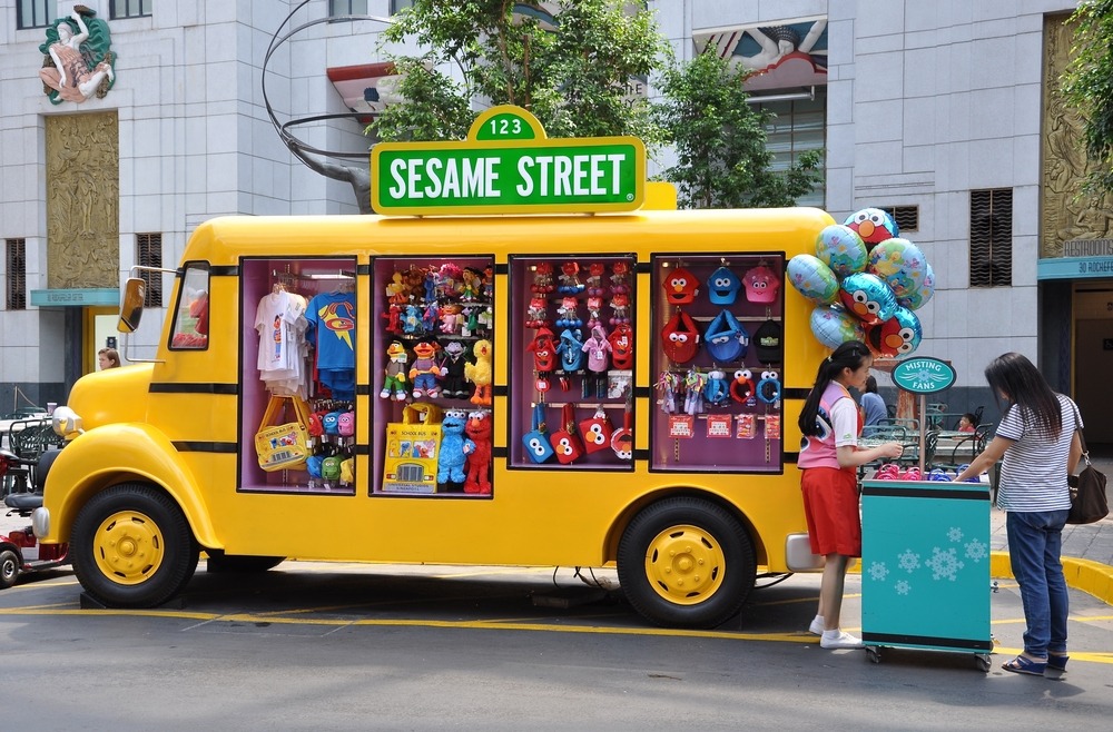 Sesame Street Merch Truck Sstk
