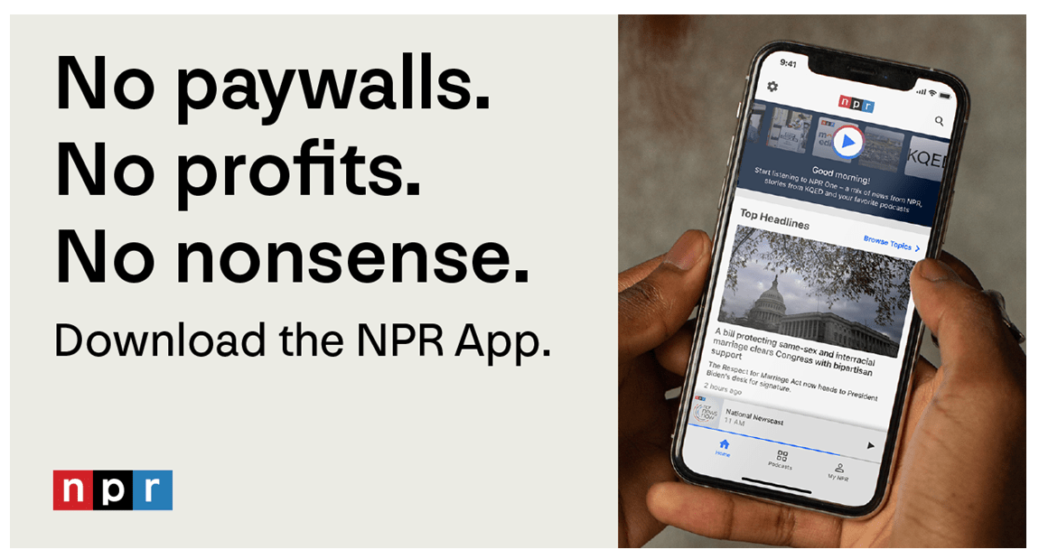 Npr App Ad No Paywalls Profits Nonsense