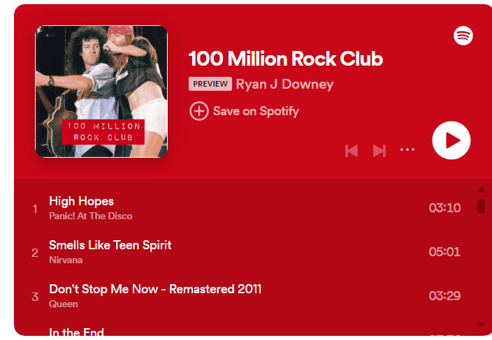 100M Rock Club