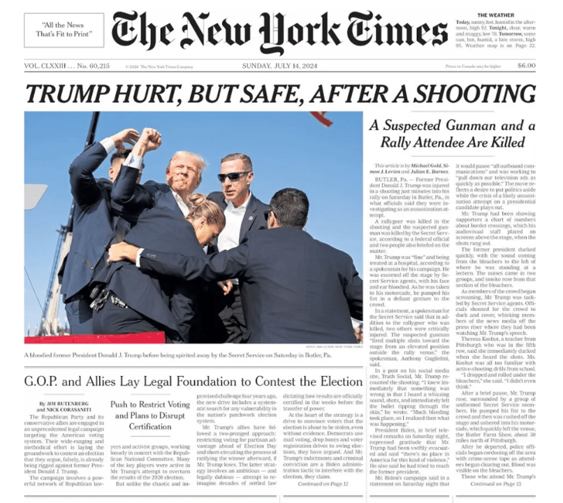 Ny Times 071424 Frono Page