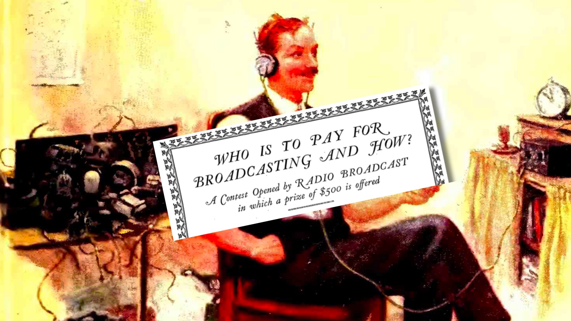 Radio Broadcast Contest 1924 Nieman Lab