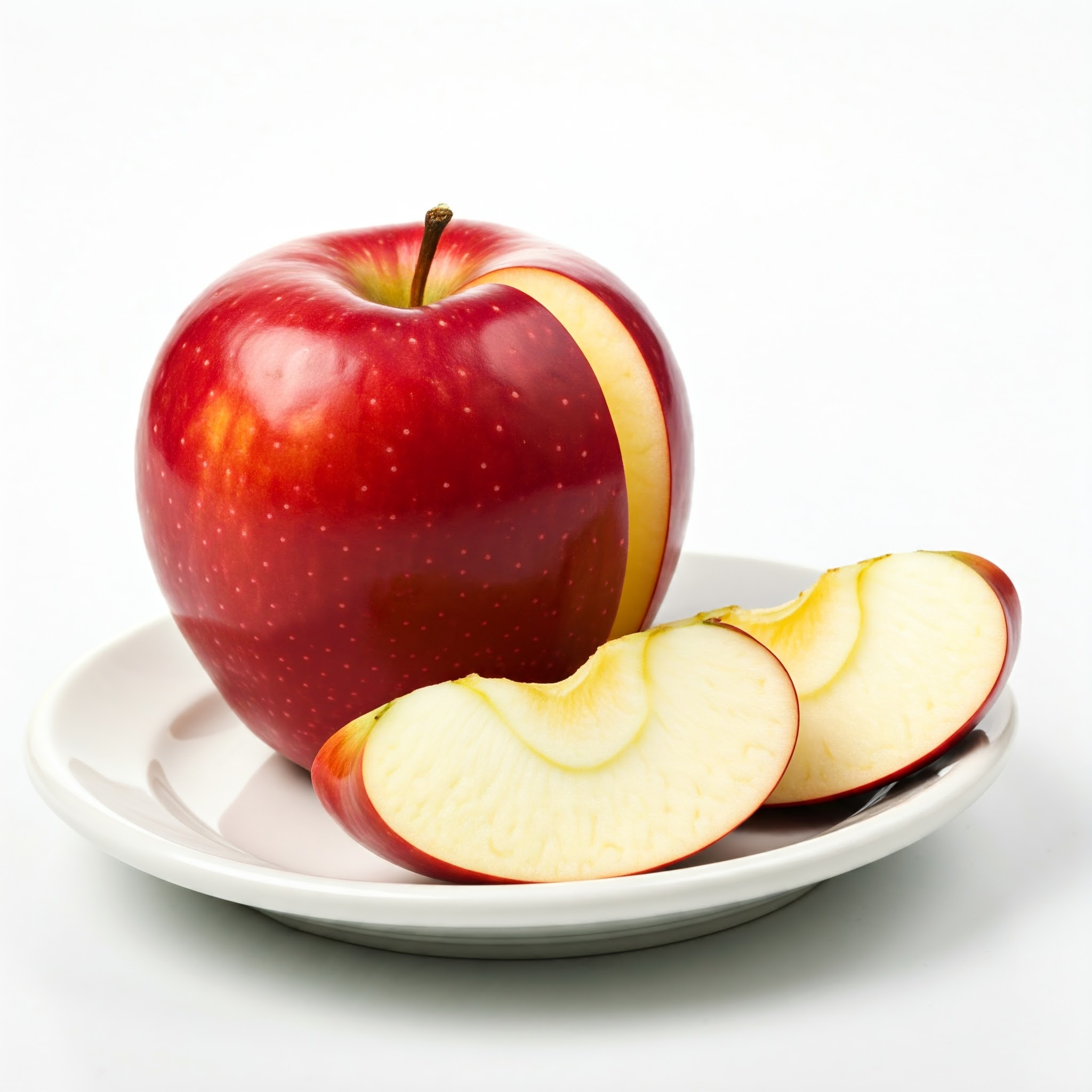 apple 2 slices