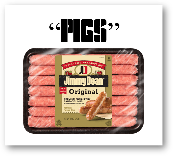 Pigs Jimmy Dean Sausage Links