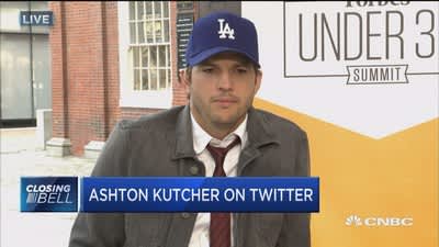 Ashton Kutcher Twitter 2009 Via Cnbc