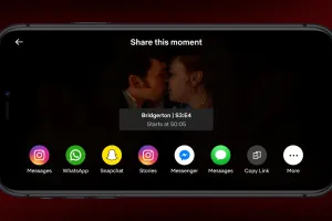 netflix moments social sharing