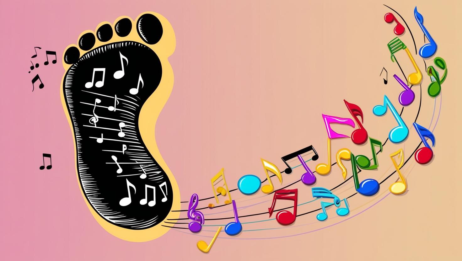 musical footprint canva ai