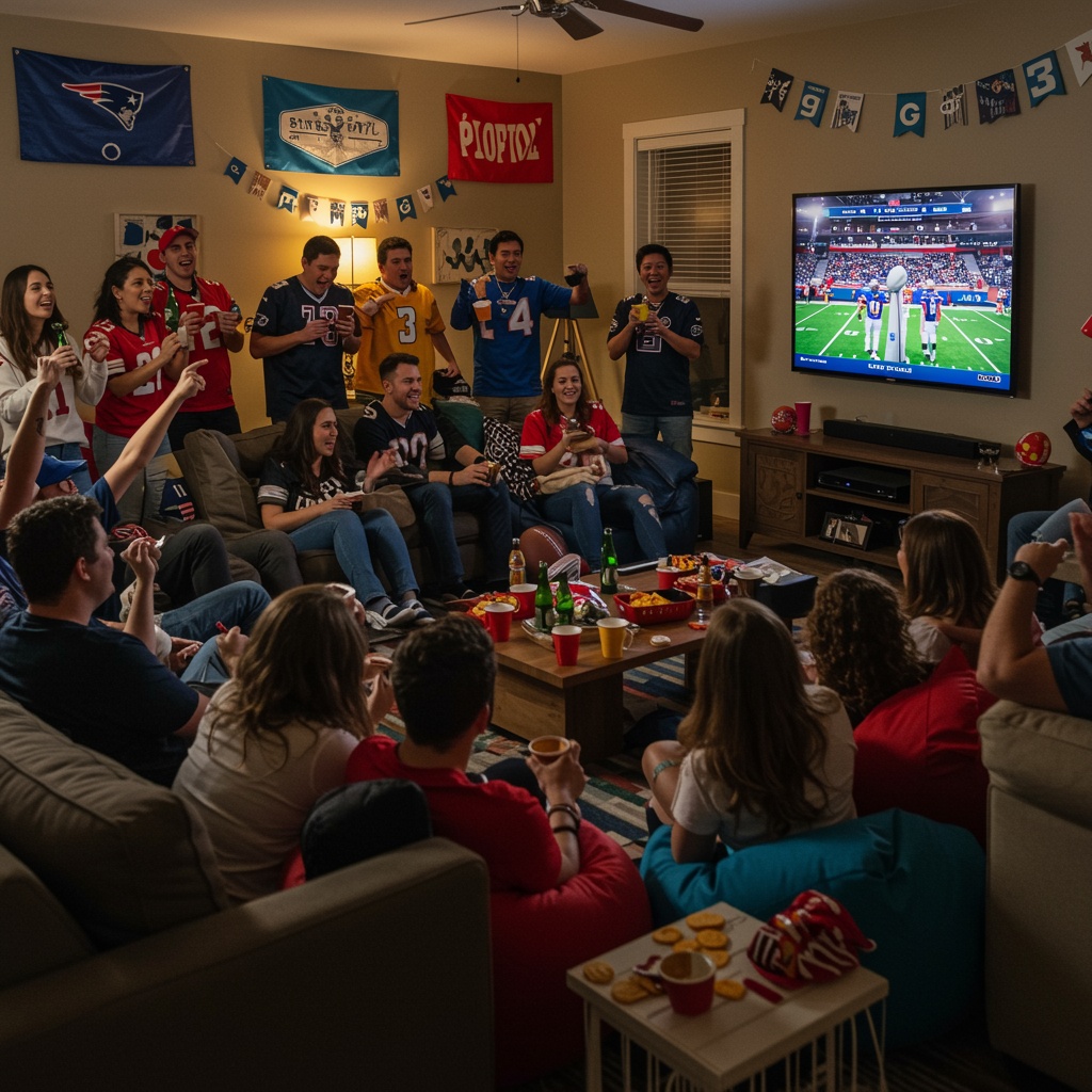 super bowl party sstk ai